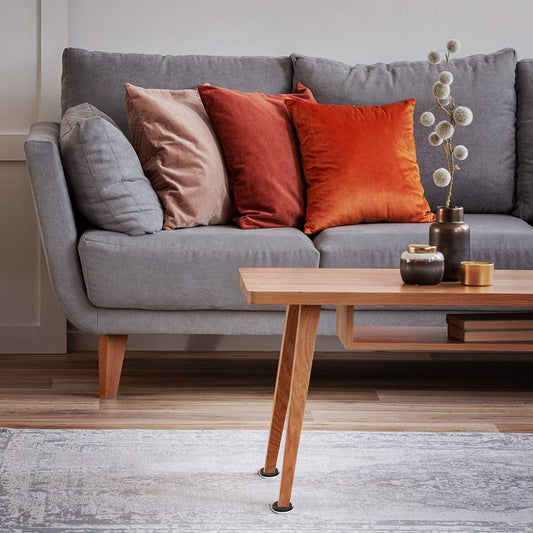 2 1/2" round Reusable Furniture Sliders for Carpet - Effortless Moving and Surface Protection, Gray (8 Pack),Grey