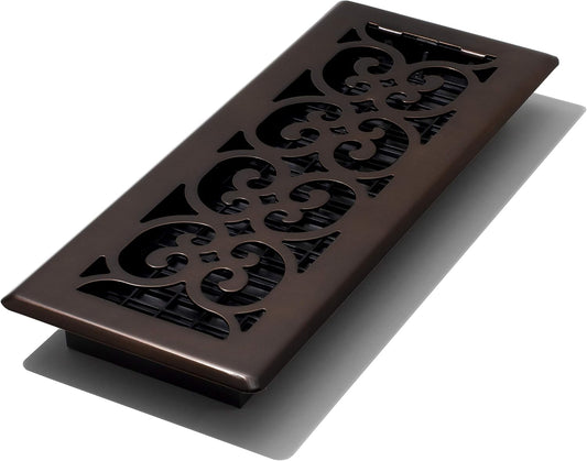 SPH412-RB Floor Register, 4X12, Rubbed Bronze Finish